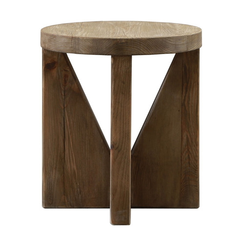 Pembroke Pine Wood Accent Stool