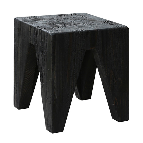 Fitzwilliam Pine Wood Accent Stool