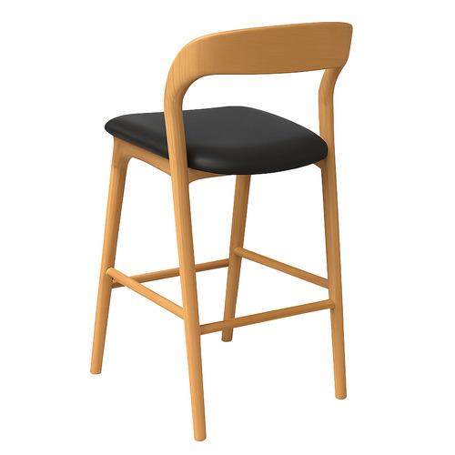 Maven Faux Leather Bar Stool