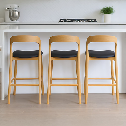 Maven Faux Leather Bar Stool