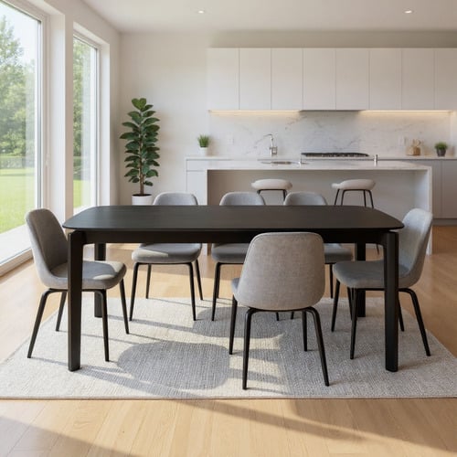 Halen Oak Wood Dining Table