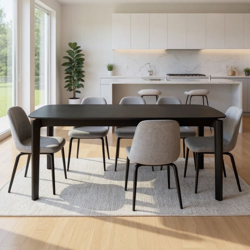 Halen Oak Wood Dining Table