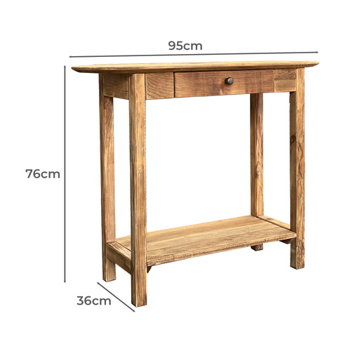 Ravenscroft Recycled Pine Wood Console Table
