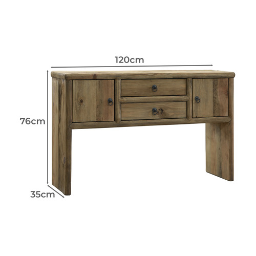 Wetherby Recycled Pine Wood Console Table