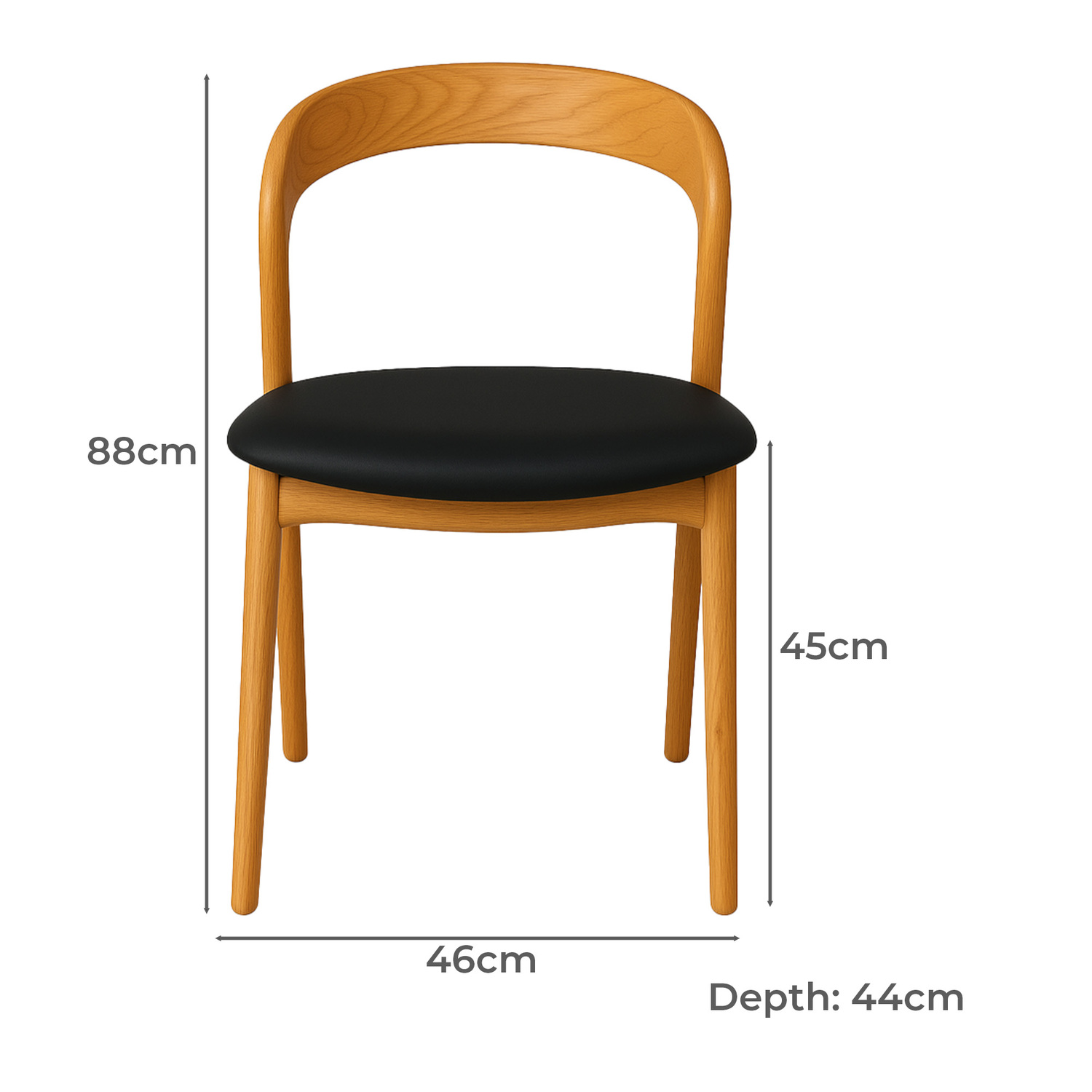 Maven Ash Wood Dining Chairs