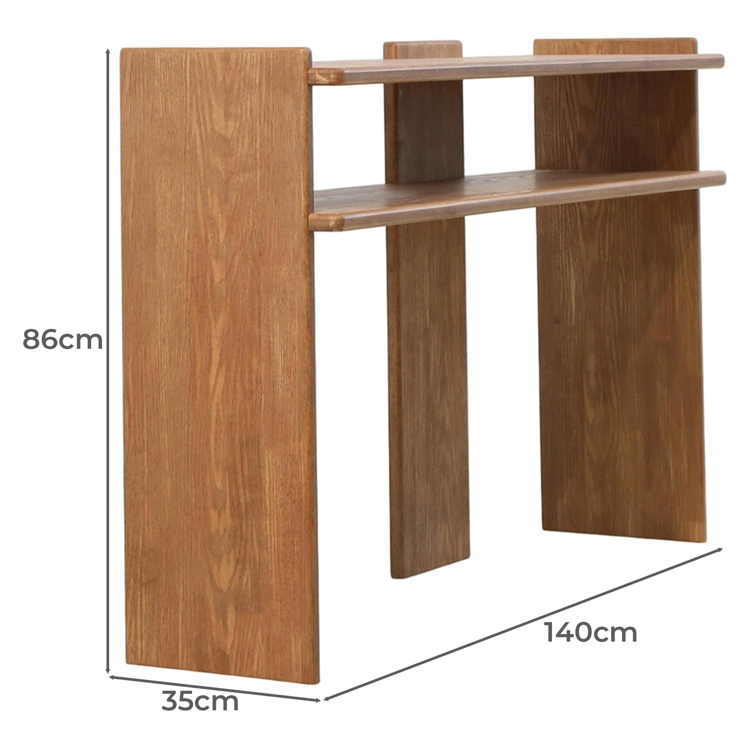 Reverie Rubberwood Console Table