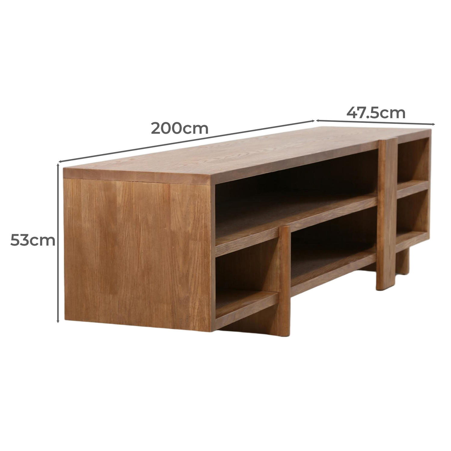 Reverie Rubberwood Entertainment Unit
