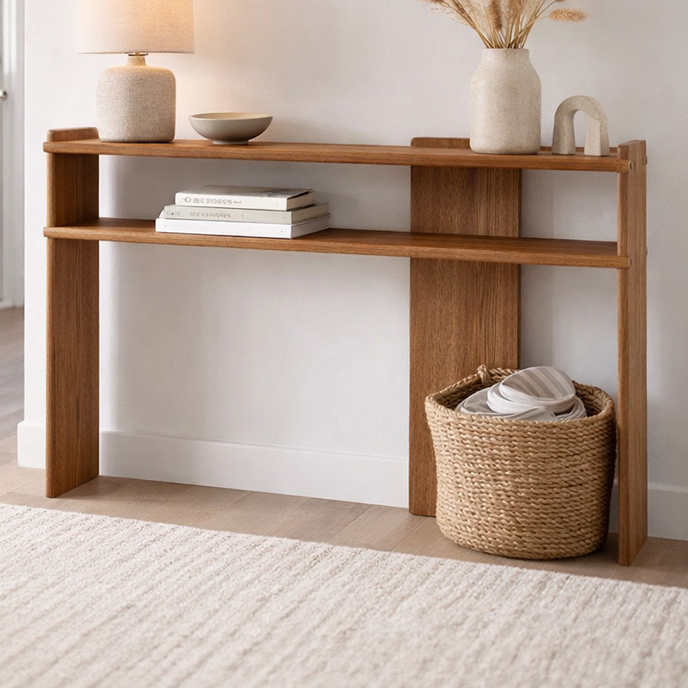 Reverie Rubberwood Console Table