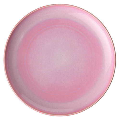 Perlemor Coral 27cm Porcelain Flat Plate