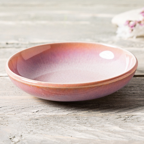 Perlemor Coral 12cm Porcelain Dip Bowl