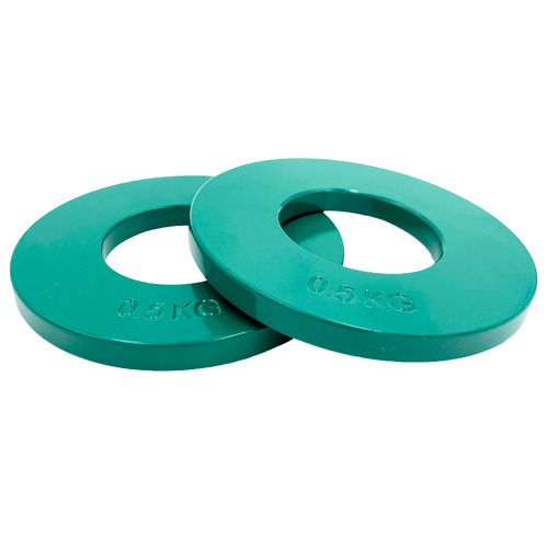 Green 0.5kg Fractional Weight Steel Plate
