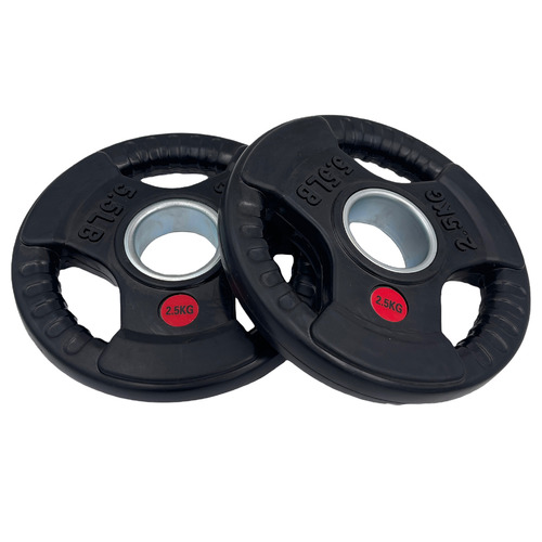 2.5kg Rubber Tri-Grip Weight Plates