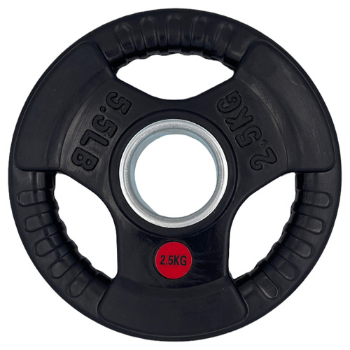 2.5kg Rubber Tri-Grip Weight Plates
