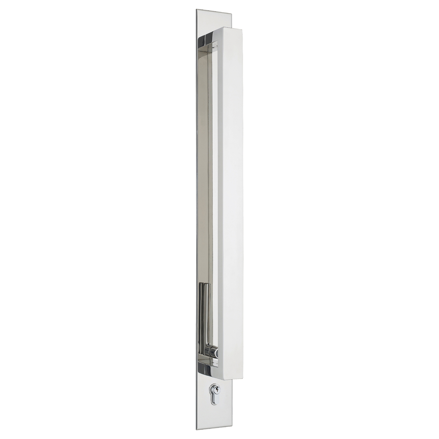 Omni Back to Back Double Cylinder Pull Handle Entrance Lock Set