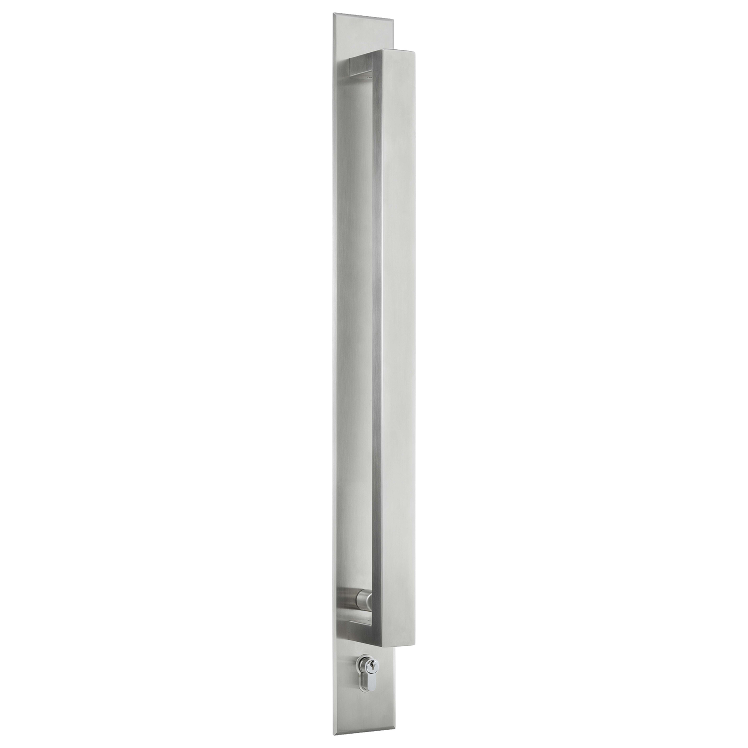 Omni Back to Back Double Cylinder Pull Handle Entrance Lock Set