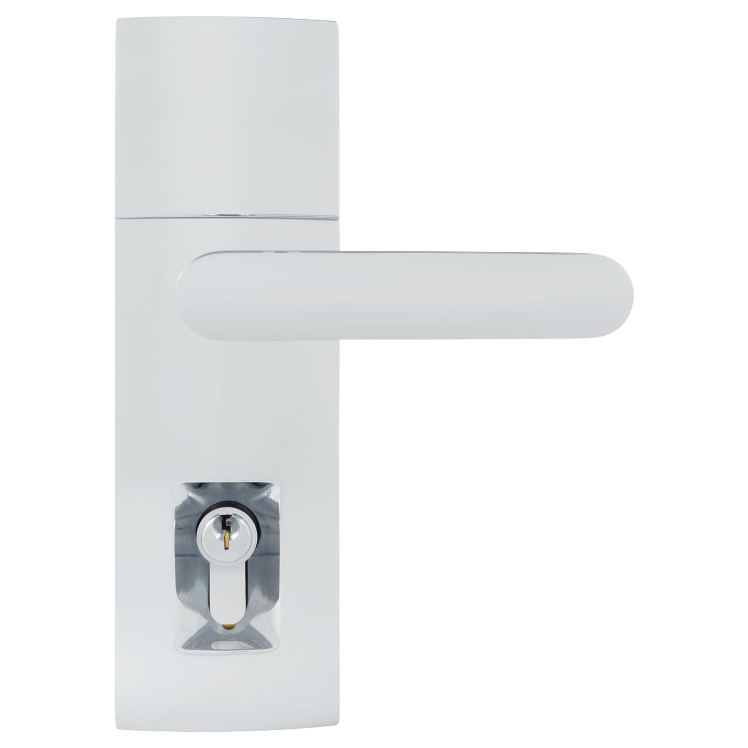 Neue Contour Double Cylinder Lever Entrance Lock Set