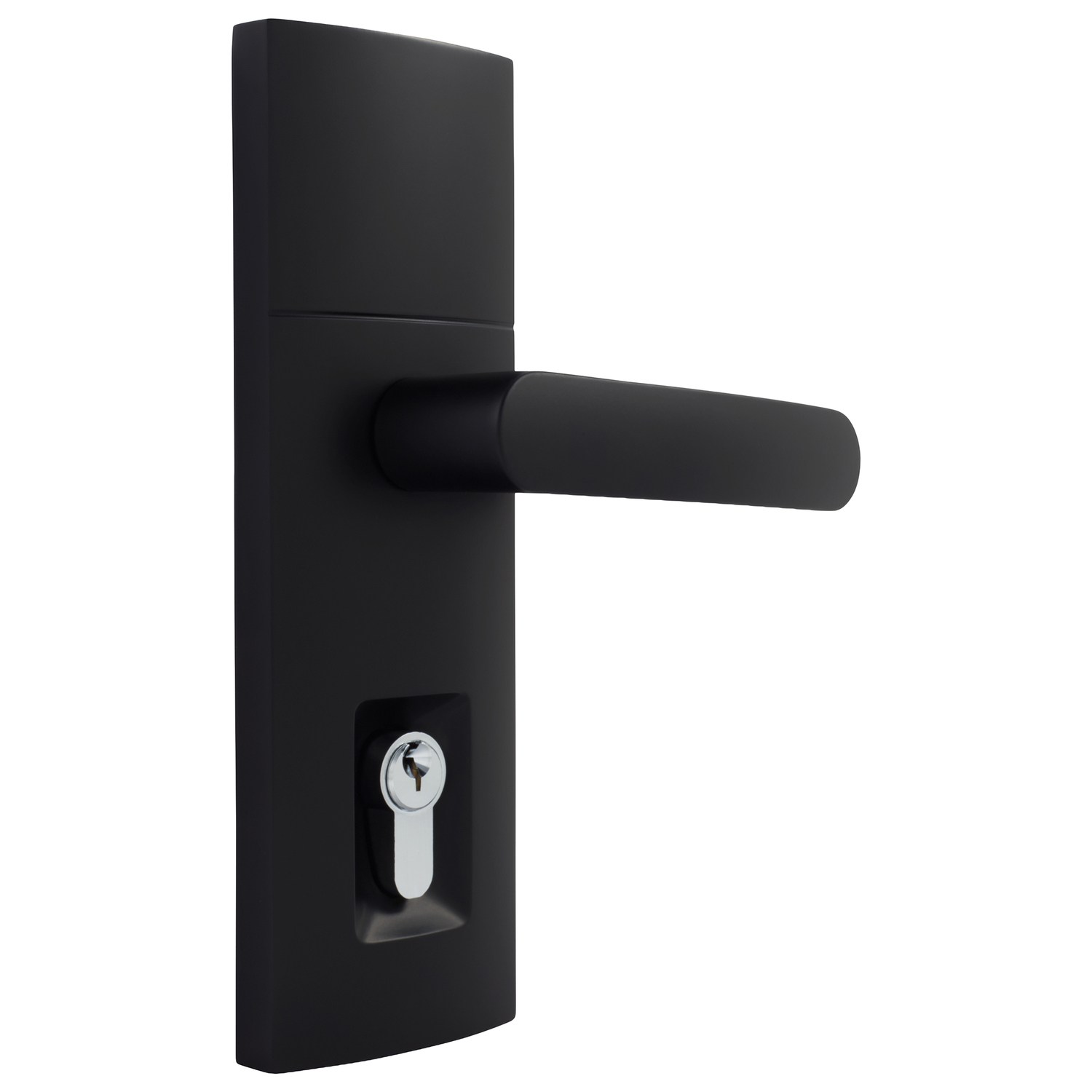 Neue Contour Double Cylinder Lever Entrance Lock Set