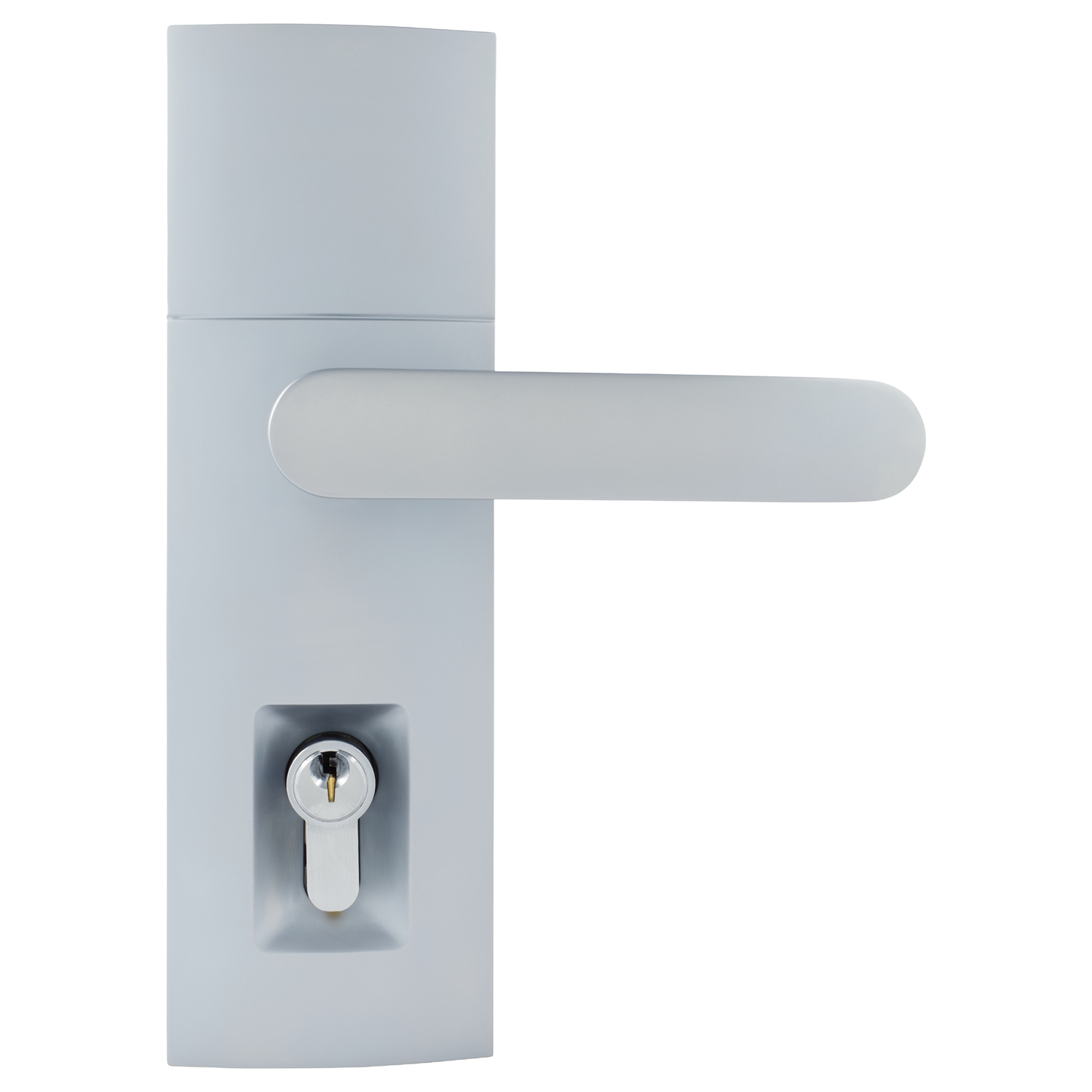 Neue Contour Double Cylinder Lever Entrance Lock Set