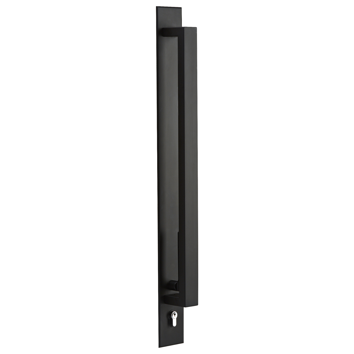 Omni Back to Back Double Cylinder Pull Handle Entrance Lock Set