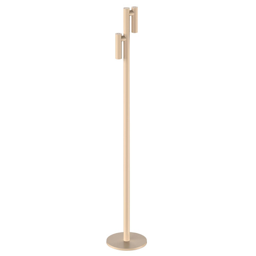 Dominik 2 Light Aluminium Floor Lamp