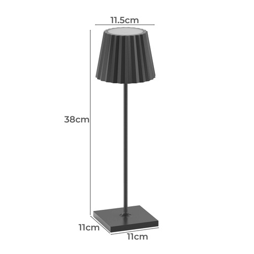 38cm Vena Aluminium Table Lamp