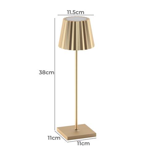 38cm Vena Aluminium Table Lamp
