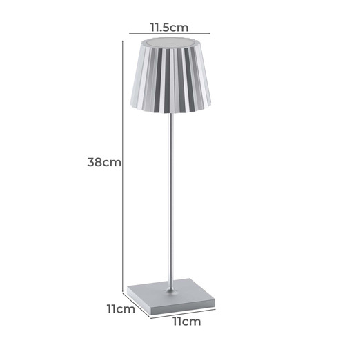 38cm Vena Aluminium Table Lamp