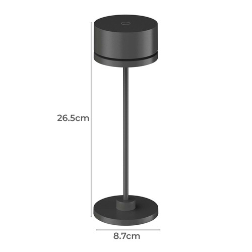 26.5cm Nitin Aluminium Table Lamp