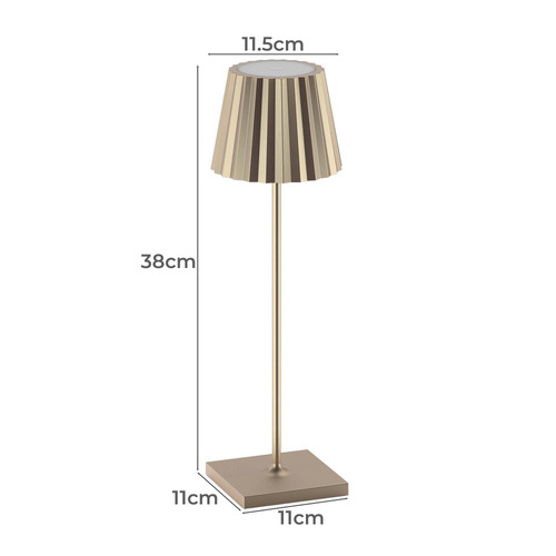 38cm Vena Aluminium Table Lamp