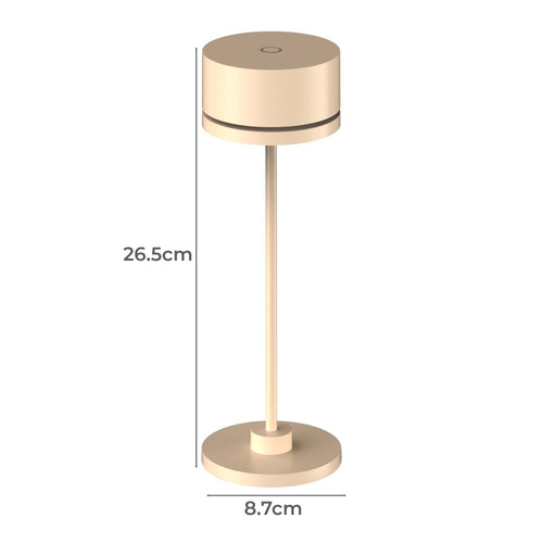 26.5cm Nitin Aluminium Table Lamp