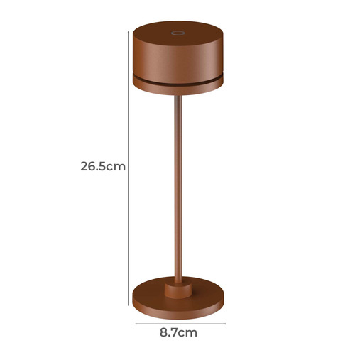 26.5cm Nitin Aluminium Table Lamp