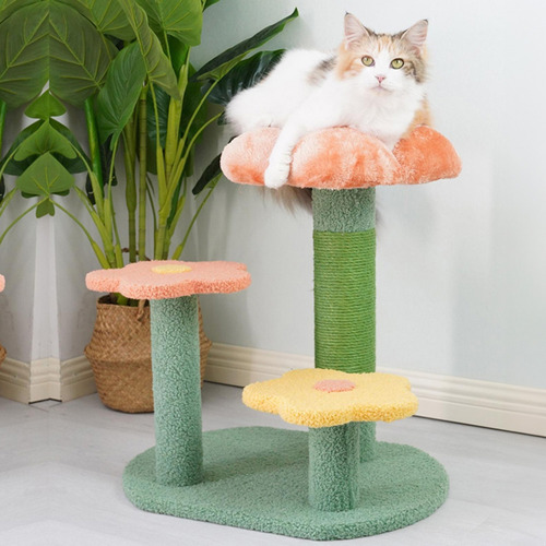 Flower-Styled Cat Tree
