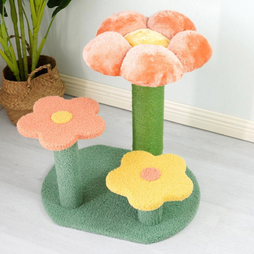 Flower-Styled Cat Tree