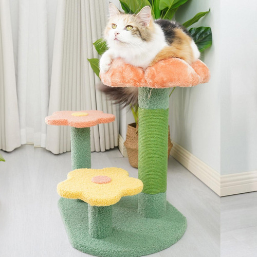 Flower-Styled Cat Tree