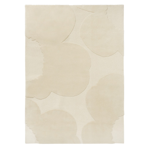 Natural Iso Unikko Hand-Tufted Pure New Wool Rug