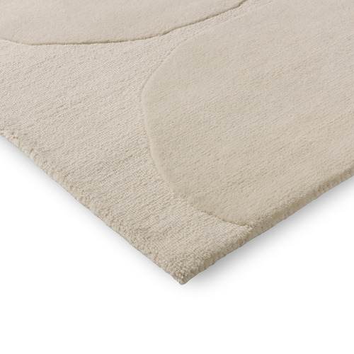 Natural Isot Kivet Hand-Tufted Pure New Wool Rug | Temple & Webster