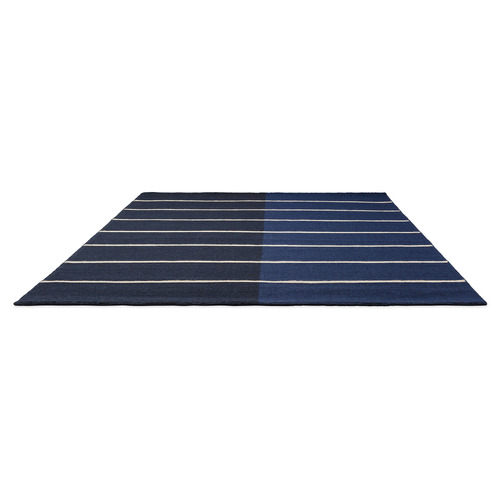 Deep Blue Tiibet Hand-Tufted Pure New Wool Rug