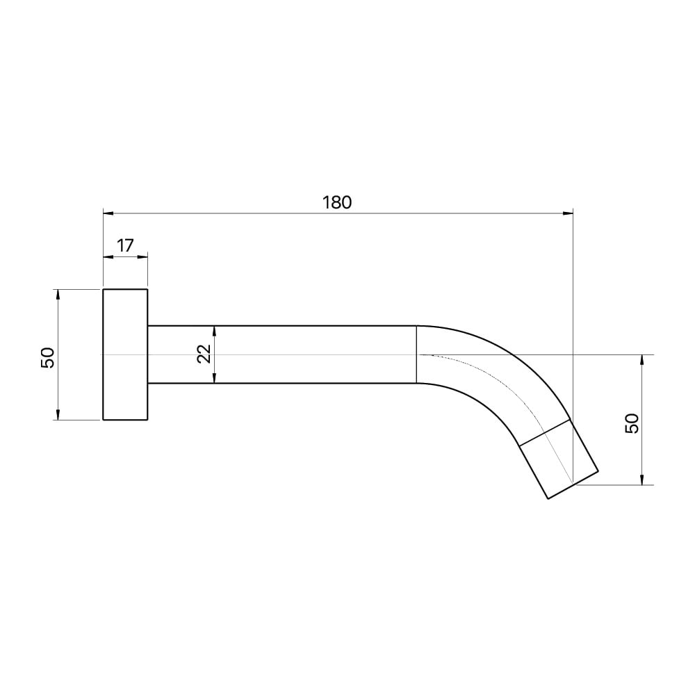 Anise 180mm Bath Spout