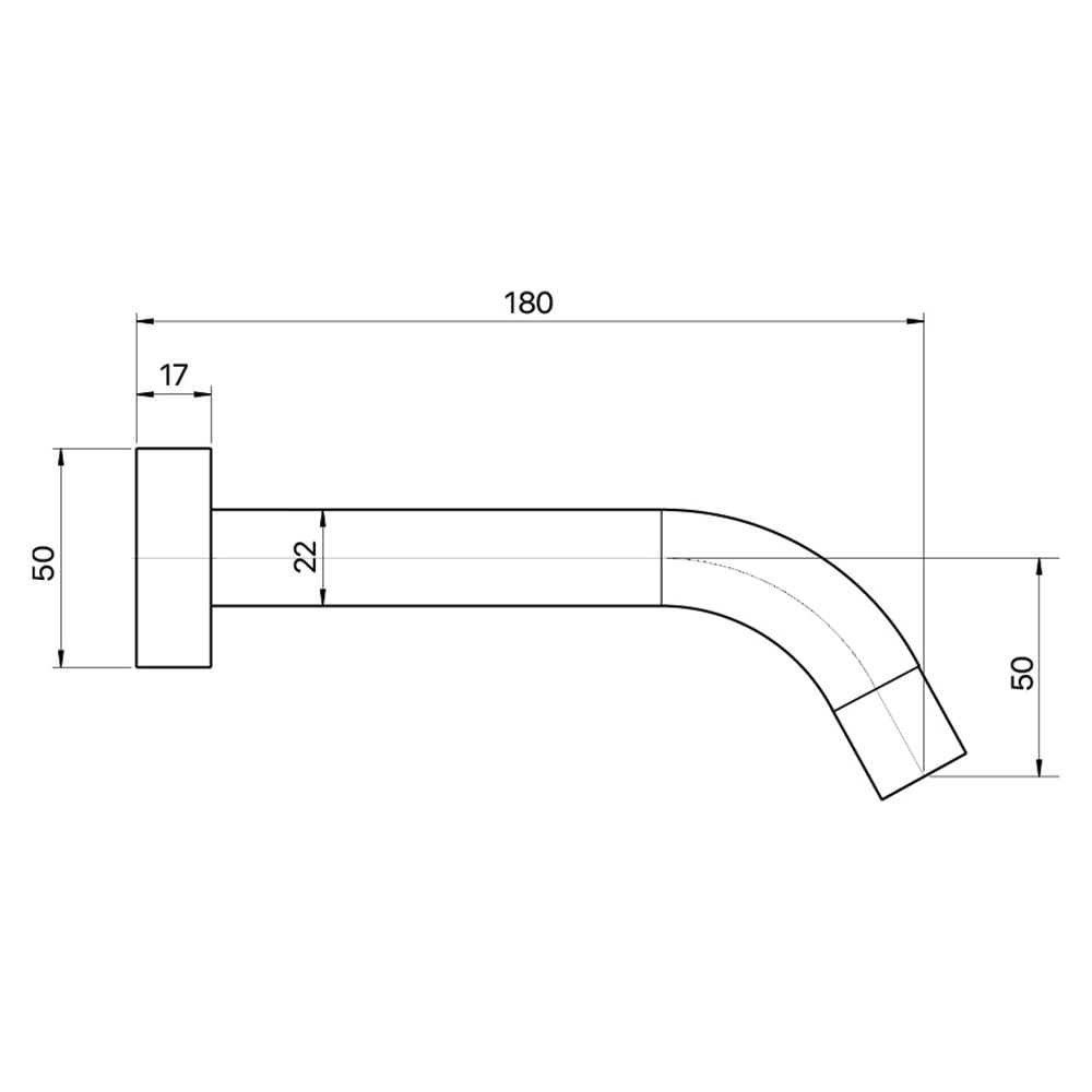 Anise 180mm Basin Spout