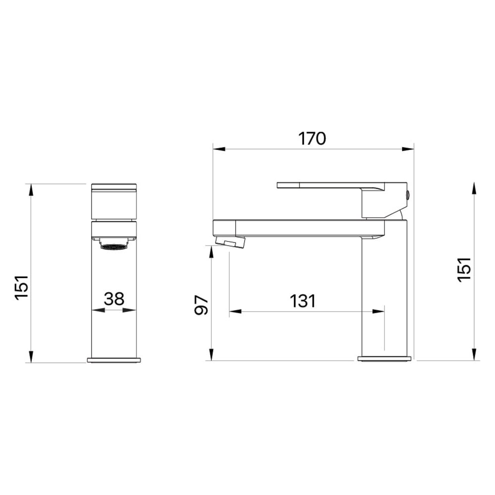 Saffron Basin Mixer