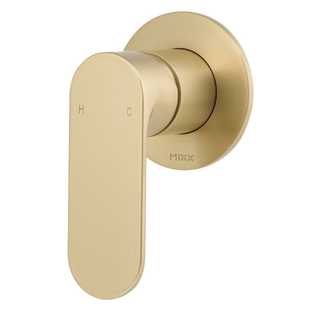 Saffron 80mm Shower Wall Mixer