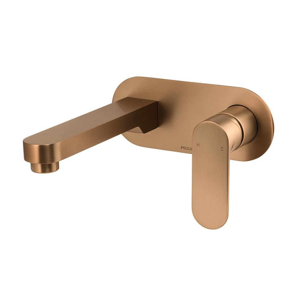 Saffron 240mm Basin Wall Mixer Set