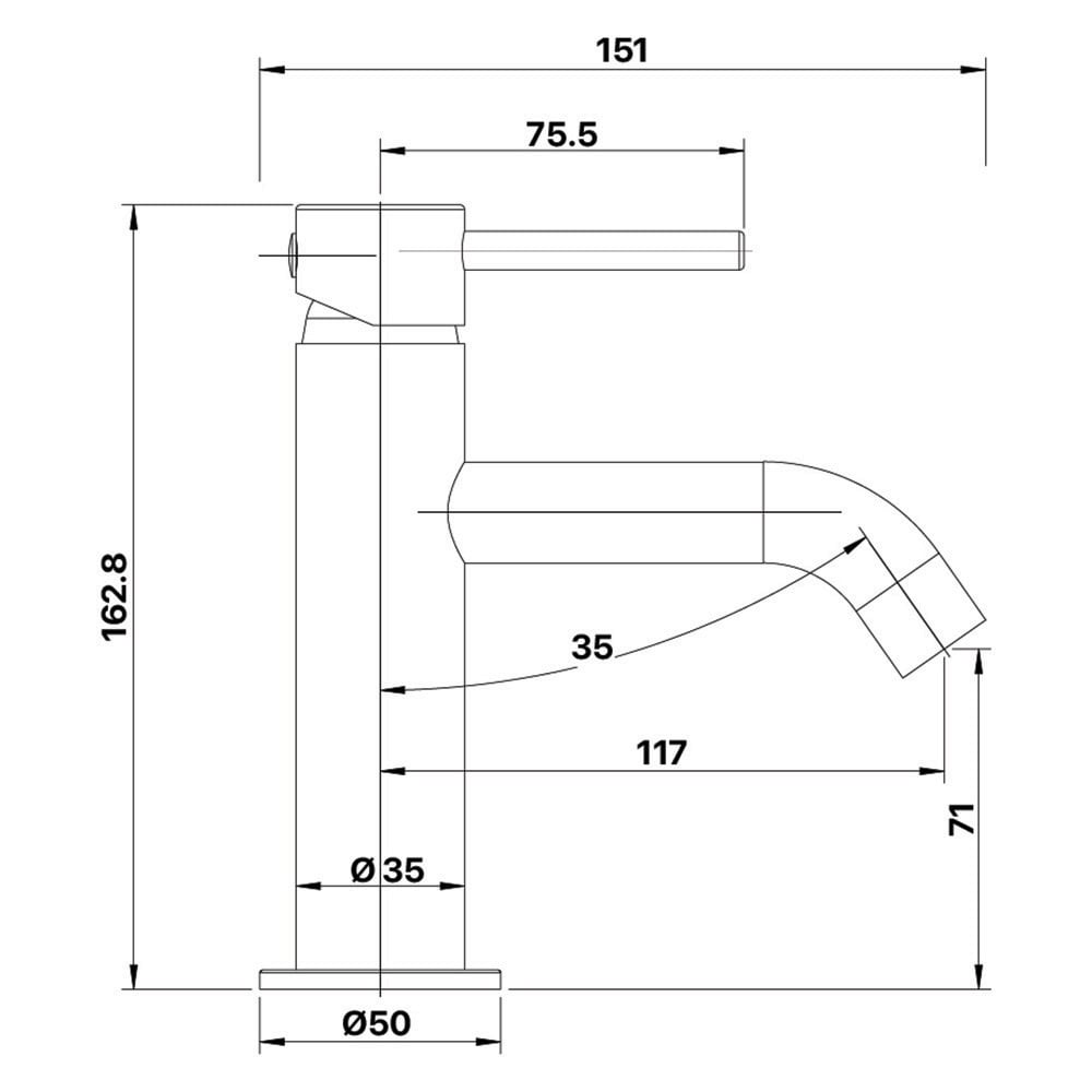 Anise Eco Basin Mixer