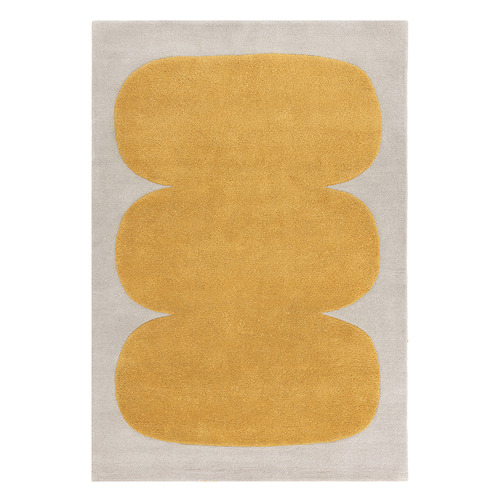 Gold Asiatic Hand-Tufted Wool Rug