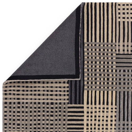 Grey Asiatic Hand-Tufted Wool Rug