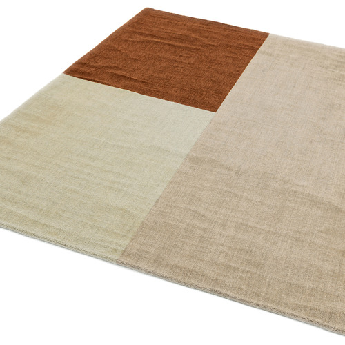 Asiatic Copper Blox Hand-Tufted Wool Rug | Temple & Webster