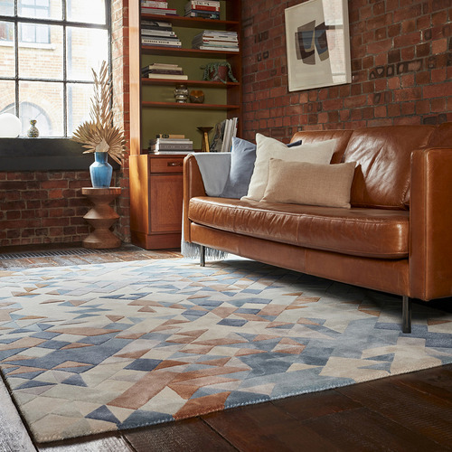 Blue Enigma Asiatic Hand-Tufted Rug