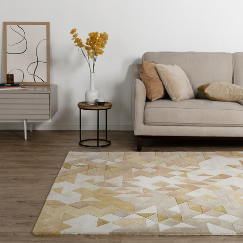 Gold Enigma Asiatic Hand-Tufted Rug