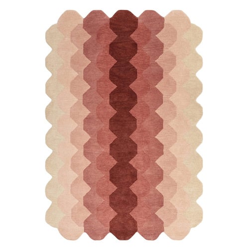 Pink Asiatic Hand-Tufted Wool Rug