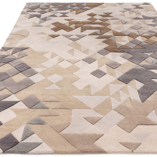 Grey Enigma Asiatic Hand-Tufted Rug